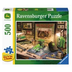 Ravensburger - John Deere Work Desk Large Format Puzzle 500pc