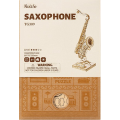 Saxophone Wooden Model Kit