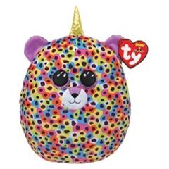 SQUISH-A-BOOS 10 INCH GISELLE - LEOPARD