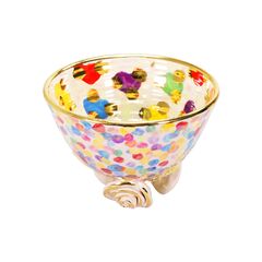 Mary Rose Young - Rose Footed Bowl Confetti Multicolour
