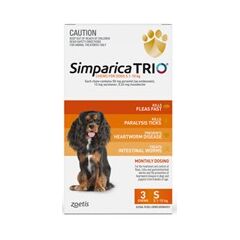 SIMPARICA TRIO DOG 5.1-10 KG 3 PACK