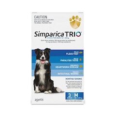 SIMPARICA TRIO DOG 10.1-20 KG 3 PACK