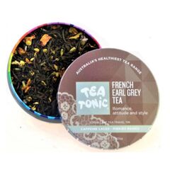 Tea Tonic Loose Leaf French Earl Grey Tea Travel Tin