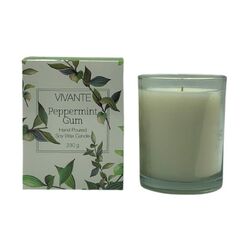 CANDLE PEPPERMINT GUM AUST SOY WAX