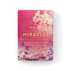 DMI - MIRACLES HAPPEN - 24 AFFIRMATION CARDS + STAND
