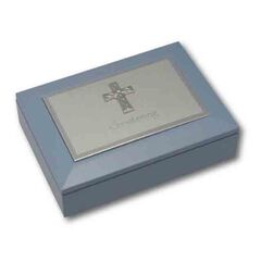 MEMORIES BOX CHRISTENING BLUE PLB60101