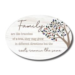 FAMILY BRANCHES - OVAL CERAMIC PLAQUES