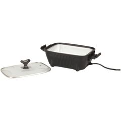 Oven Portable 12v Lunch Glass Lid
