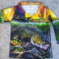 Profishent Cod/Redfin L/S Fishing Shirt - Kids (0)