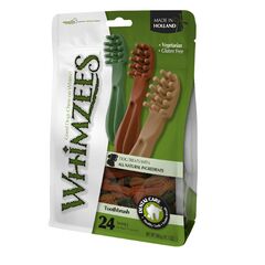 WHIMZEES TOOTHBRUSH Small 24pk Dental Oral Dog Treat
