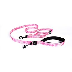 Ezy Dog Leash Soft Trainer with traffic control 25mm (Pink Camo)