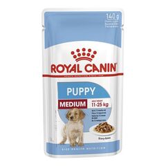 Royal Canin Puppy Medium Wet Food Gravy Pouch 140g