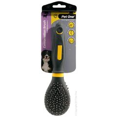 Pet One Grooming Bristle & Pin 2 in 1 Dog Brush Small
