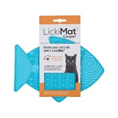 Licki Mat Fish for cats blue