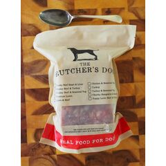 The Butchers Dog Chunky Beef Heart & Liver 1.55Kg 6 Discs - Available In Store or Local Delivery Only