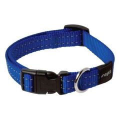 Rogz Dog Collar in Snake / Medium Blue