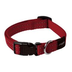 Rogz Dog Collar in Snake / Medium Red