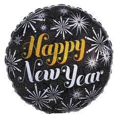 Happy New Year Foil Balloon Helium