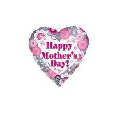 Happy Mothers Day Foil Balloon Helium