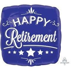 Happy Retirement Foil Balloon Helium
