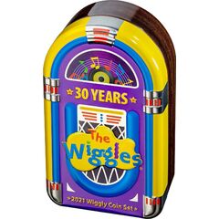 30 Years of The Wiggles 2021 30c Coloured Uncirculated Scalloped Two Coin Set