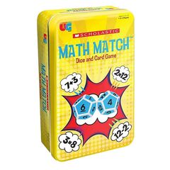 Math Match Tinned Game