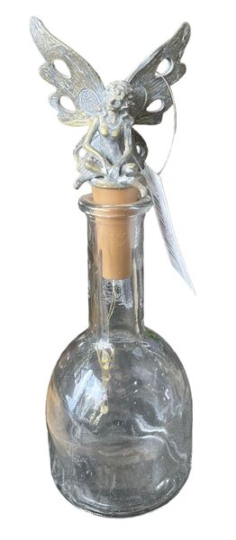 Fairy on Glass Bottle with Lights