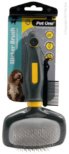 Pet One Grooming Slicker Dog Brush Large
