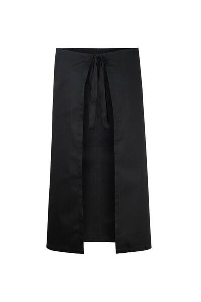 Chefs Craft 3/4 Length Apron with Pockets CA011 (Black)