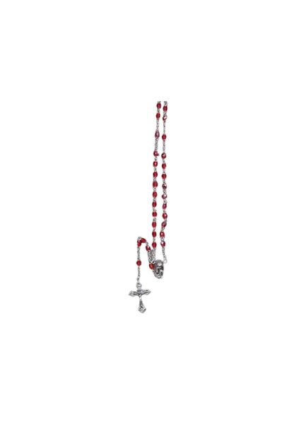 ROSARY CRYSTAL 4MM RED