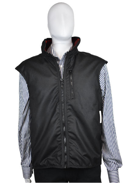 Styx Mill Due North Wool Lined Replica Vest - Black (M, Red)