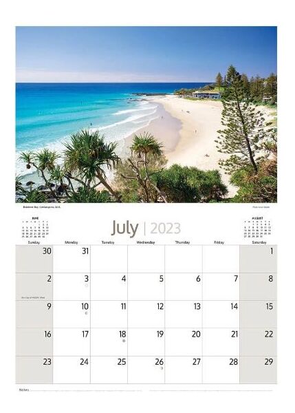 2023 Australian Beaches Calendar