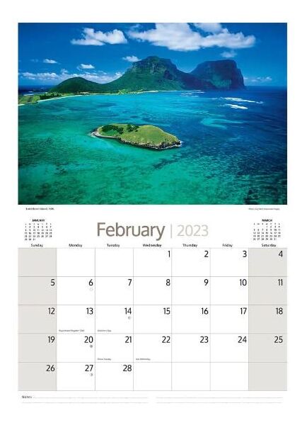 2023 Majestic Australia Calendar