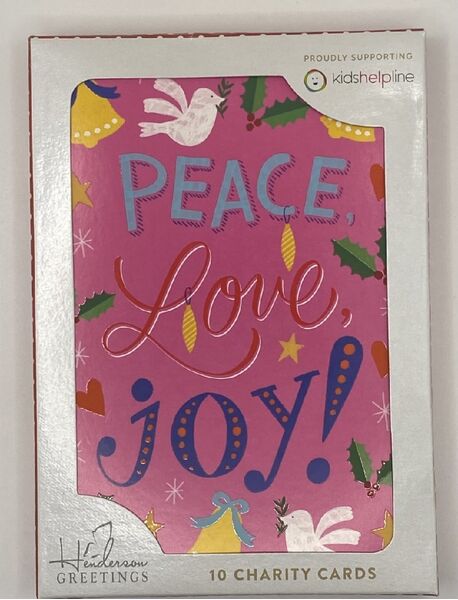 Henderson Peace Love Joy Charity Christmas Boxed Cards