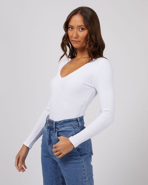 Silent Theory Lily Long Sleeve (White, 6)