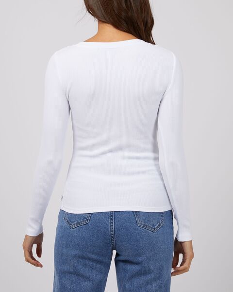 Silent Theory Lily Long Sleeve (White, 6)