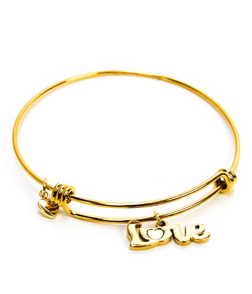 Love You More Gold Bracelet