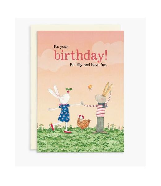 Ruby Red Shoes Birthday Card - Be Silly
