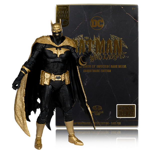 Dc Multiverse 7" Batman Opn Earth-22 Infected Dark Metal Knightmare Edition