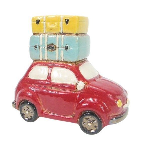 Pot Travelling Beetle with Suitcases Planter