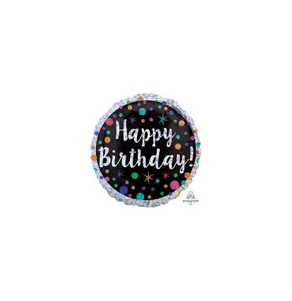 Happy Birthday Foil Balloon Helium