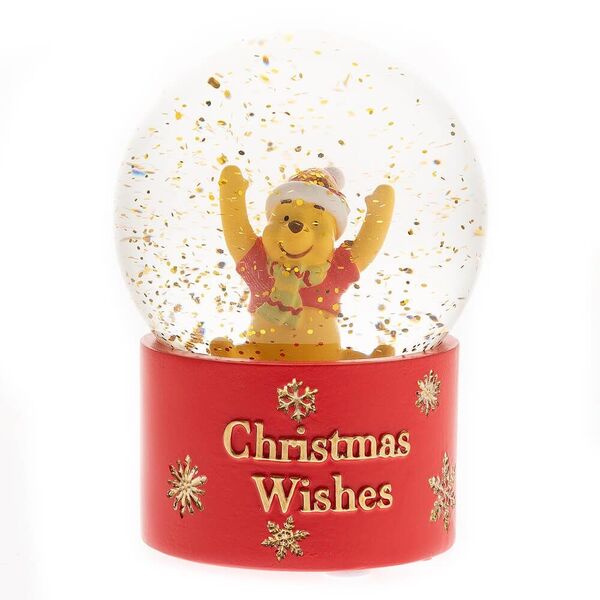 Disney Snowglobe Pooh - Christmas Wishes