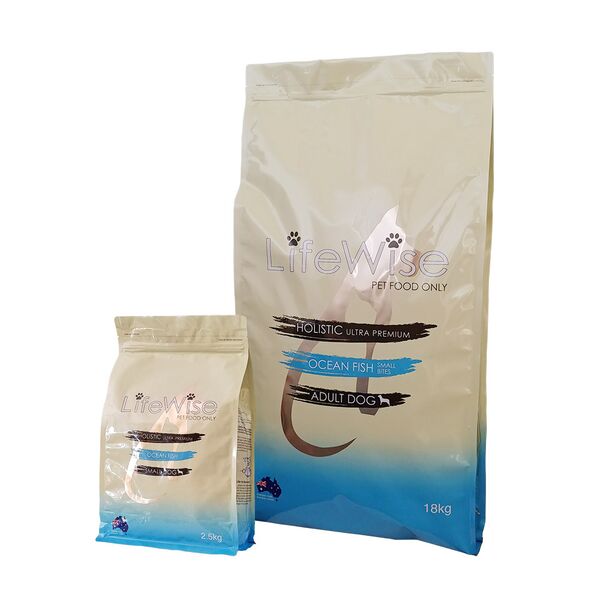 LIFEWISE ADULT DOG OCEAN FISH WITH LAMB & VEG SMALL BITES 9KG
