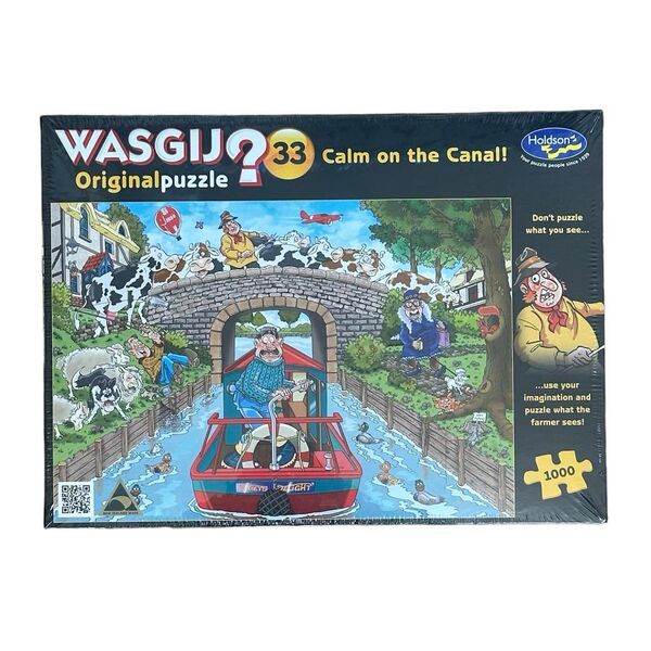 Wasgij Original Puzzle - Calm On The Canal! 1000pce