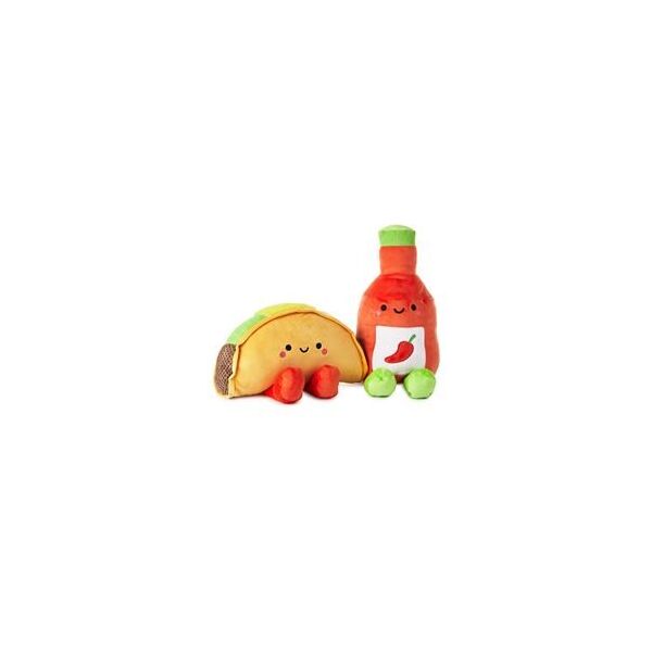 Hallmark Better Together Magnetic Plush | Large Taco & Hot Sauce