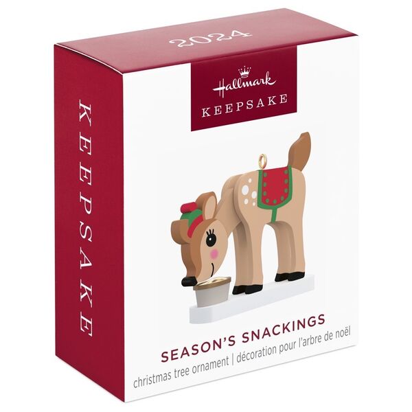 Mini Season's Snackings Hallmark Keepsake Ornament 1.33''