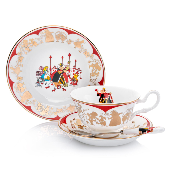 THE ENGLISH LADIES CO - DISNEY PRINCESS | ALICE IN WONDERLAND | QUEEN OF HEARTS | CUP & SAUCER