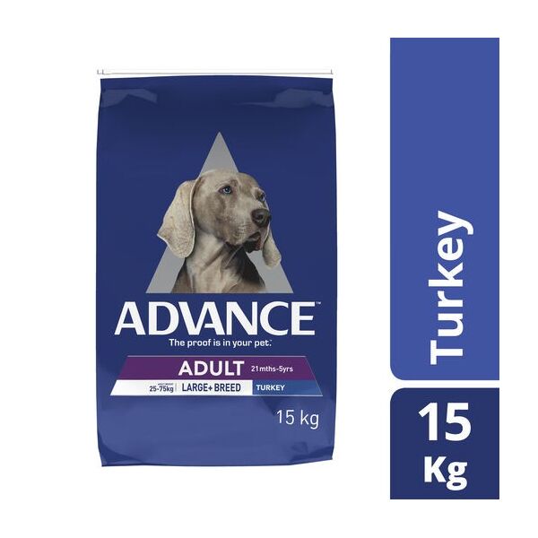 ADVANCE DOG ADULT LARGE BREED TURKEY 15KG