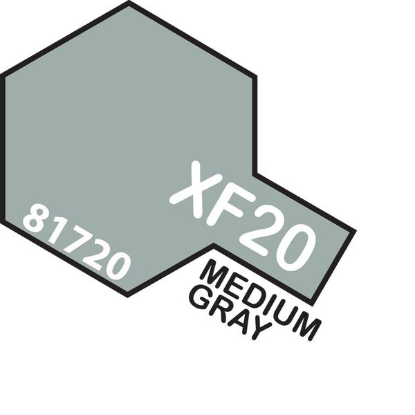 XF-20A MEDIUM GREY ACRYLIC