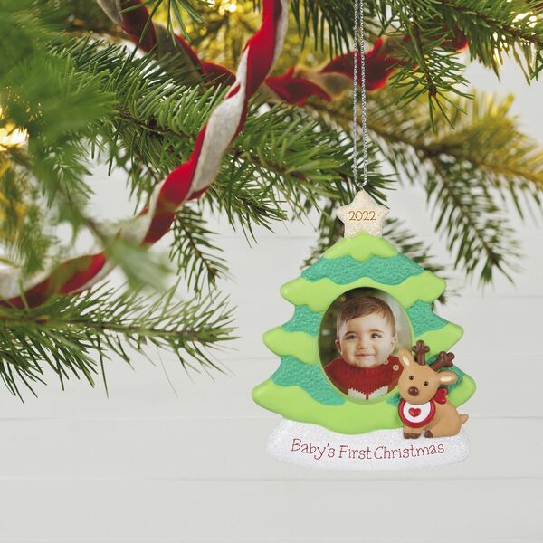 Baby's First Christmas 2022 Photo Frame Hallmark Keepsake Ornament